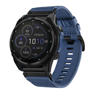 TrailWeave – Nylon Canvas Strap for Garmin QuickFit 20/22/26mm Watches