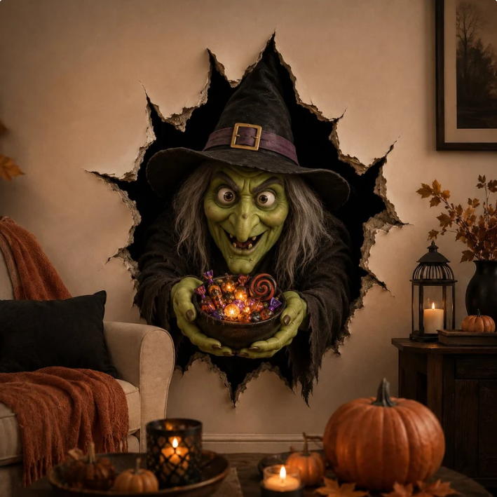 🎃HauntBreak – Halloween 3D Wall Decals