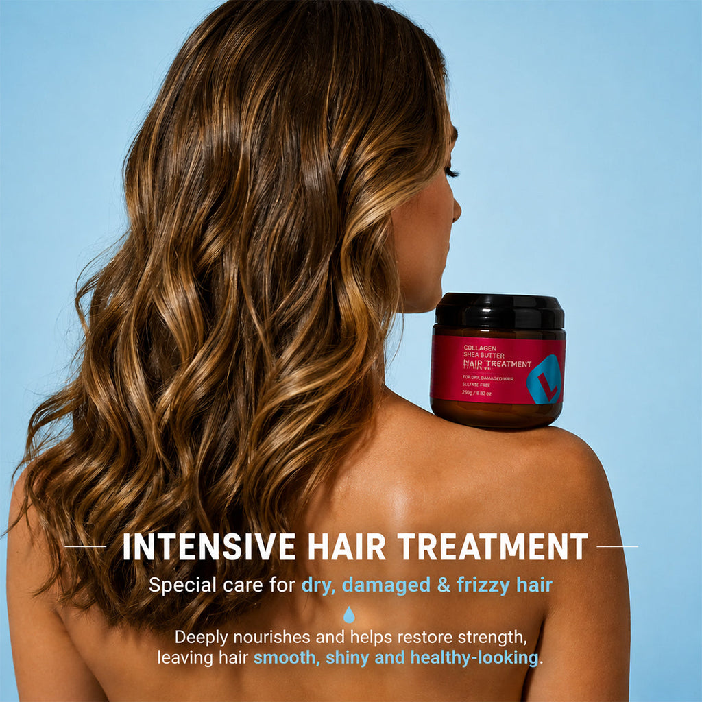 SheaSilk – Collagen Shea Butter Hair Mask for Deep Repair & Hydration
