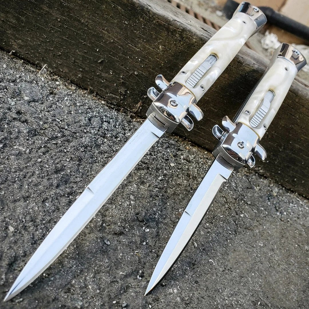 GentlemanEdge – 🔥 Classic Italian-Style Automatic Stiletto Knife