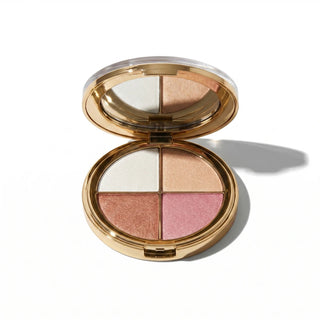 GlowBloom – 4-in-1 Eye & Cheek Powder Palette