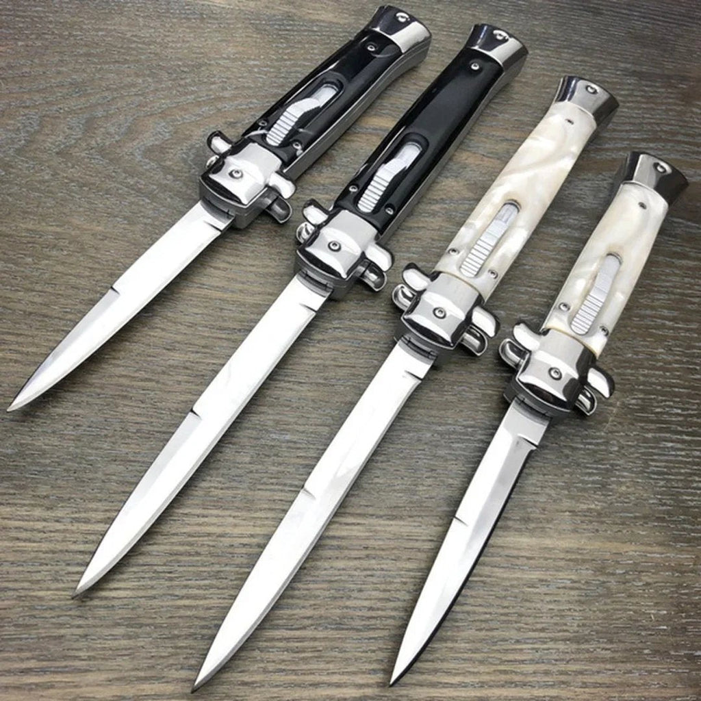 GentlemanEdge – 🔥 Classic Italian-Style Automatic Stiletto Knife