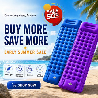 Puffora – Self-Inflating Outdoor Comfort Mat