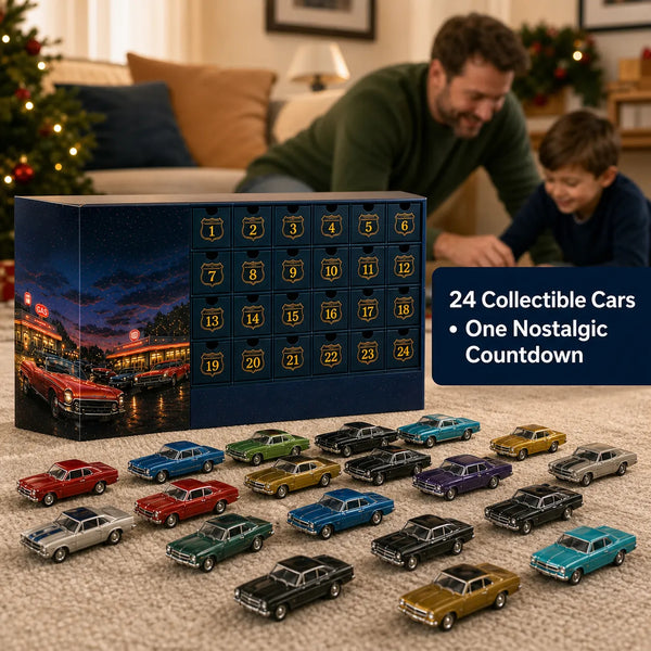 RetroRide – 24-Day Classic American Cars Advent Calendar
