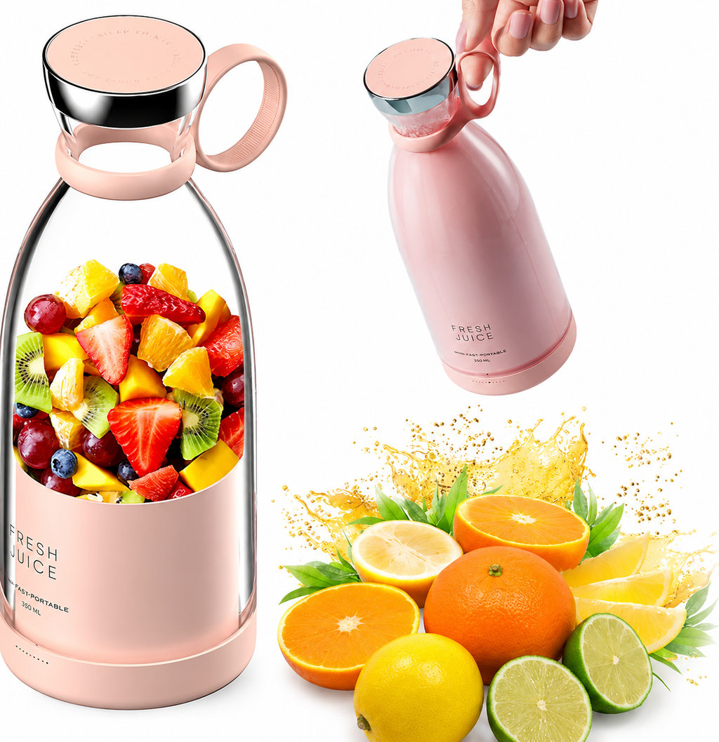 BlendGo – Portable USB Rechargeable 6-Blade Blender Bottle