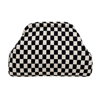 SnapKnit – Snap-Shut Knitted Makeup Bag with Wide Opening