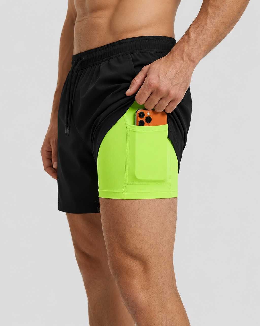 AeroStride – 2-in-1 Running Shorts with Compression Liner & Phone Pocket