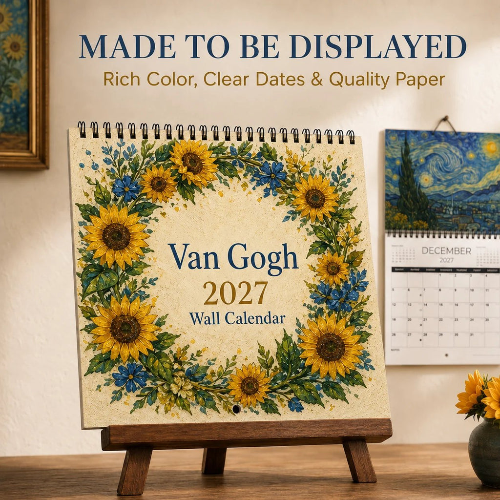 StarryYear – 🎨 Van Gogh–Inspired 2027 Wall Calendar With 12 Monthly Artworks