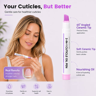 CuticleGlide – 2-in-1 Cuticle Care Pen Set