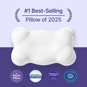 CloudNest – Dual-Height Ergonomic Memory Foam Pillow for Every Sleep Position