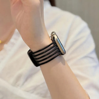 AiryWeave – Breathable Fishnet Silk Band for Apple Watch