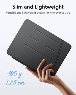 FlipMag – iPad Air 13" (2025) Magnetic Flip Case with Pencil Holder, Black