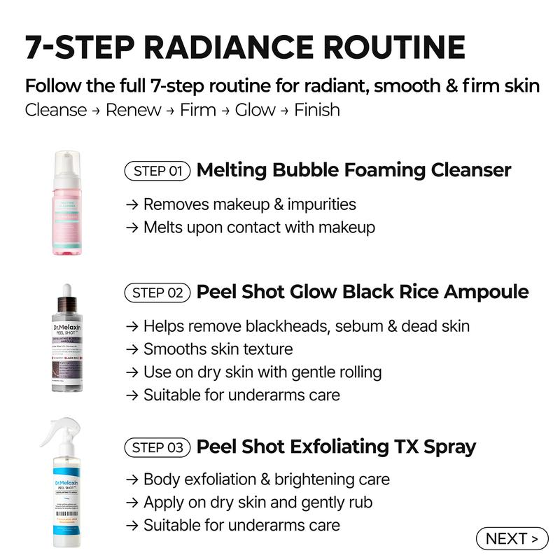 RadianceRitual – Dr. Melaxin 7-Step Glass Skin Set