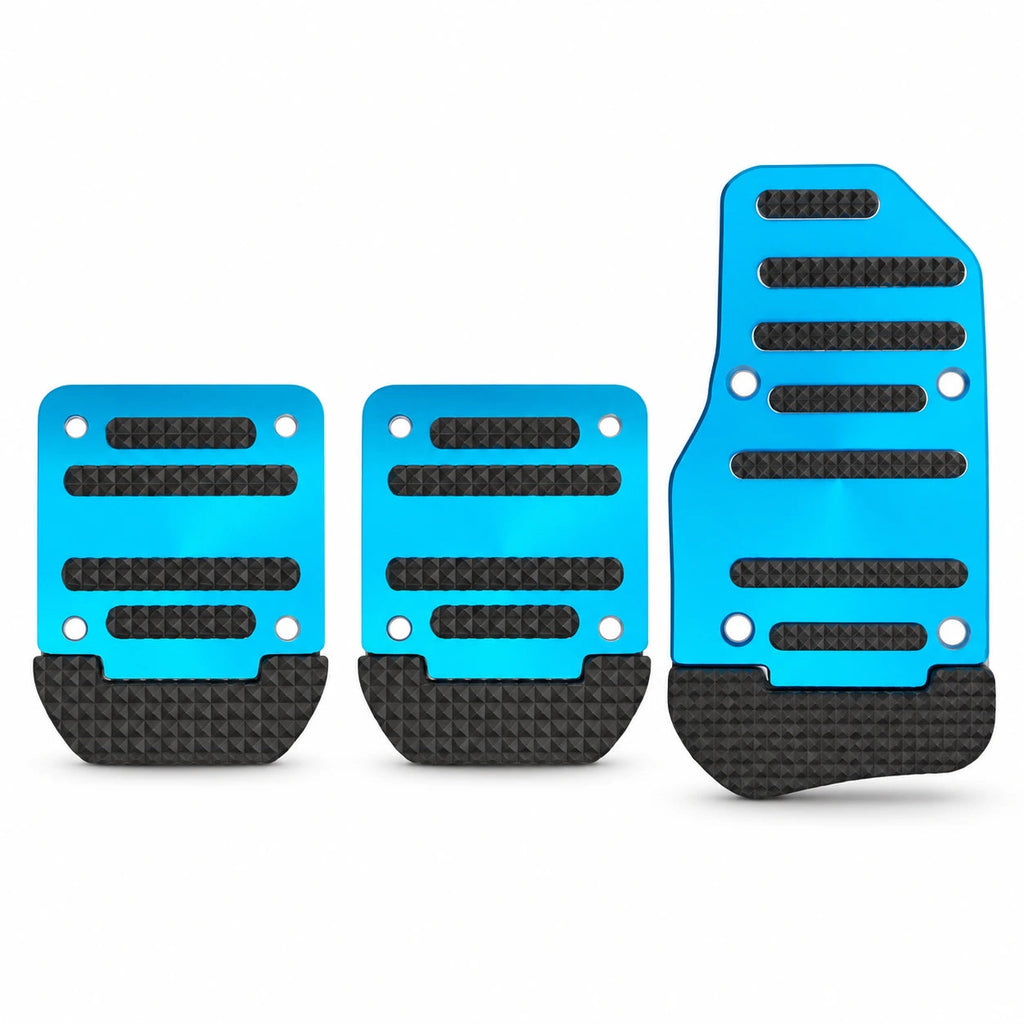 GripStep – Non-Slip Aluminum Brake & Gas Pedal Cover Set for Cars