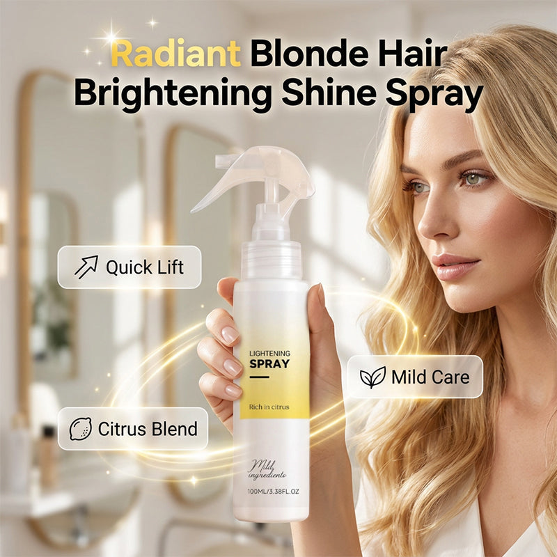 BlondeGlow – Blonde Hair Brightening Shine Spray