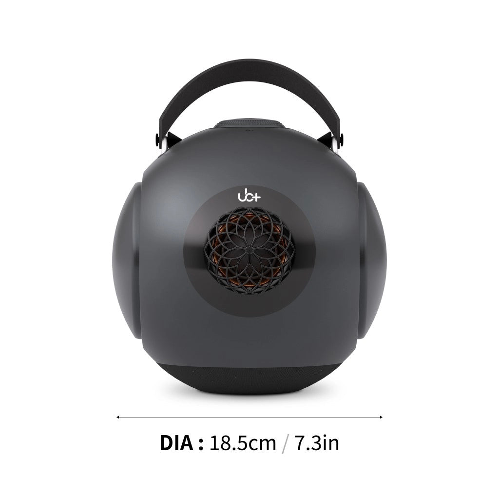 SphereBass – Round Bluetooth Speaker with 93dB Sound and 40Hz Deep Bass