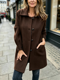 TimelessWool Coat – Women's Classic Wool Blend Coat