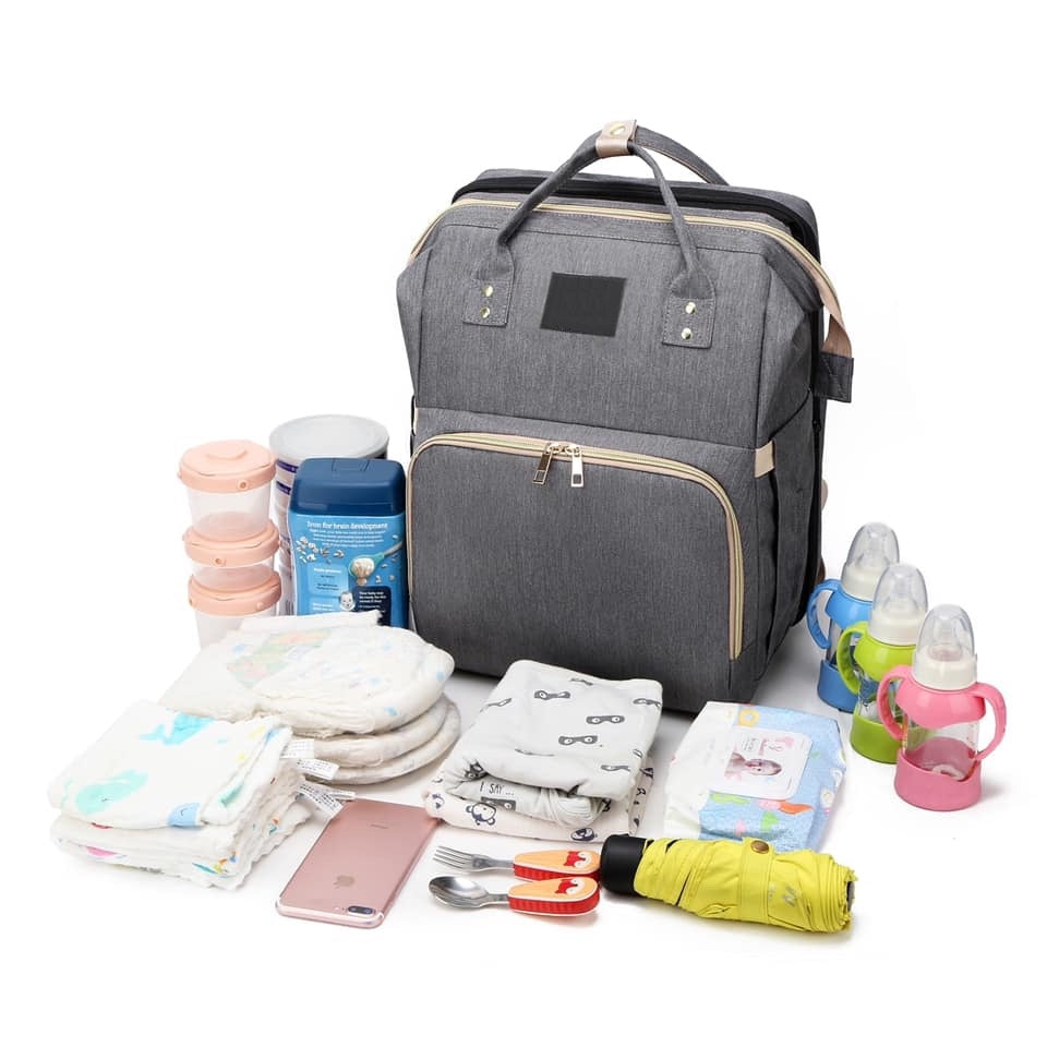 RoamNest – Diaper Backpack with Fold-Out Changing Station