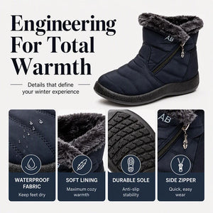 FrostNest – Women's Cozy Winter Water-Resistant Anti-Slip Orthopedic Boots