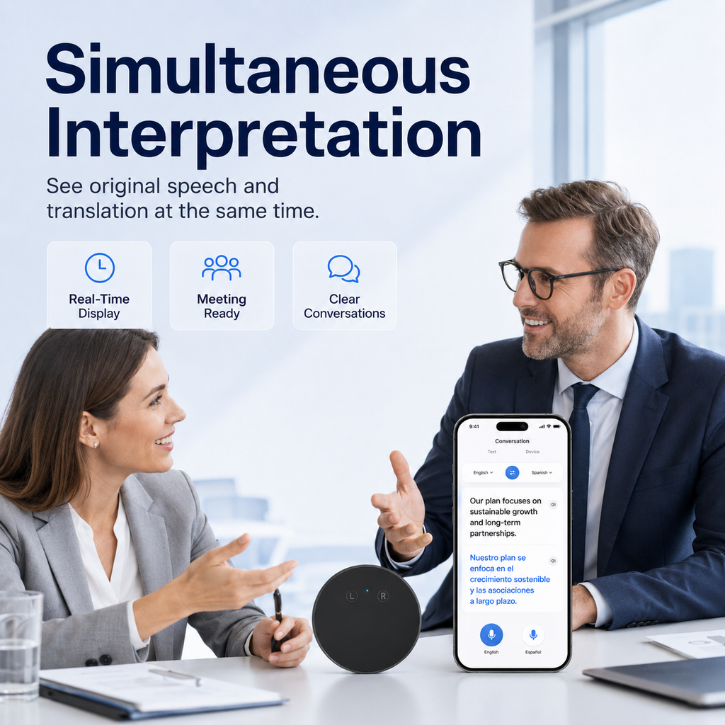 LinguaPod – 🔥🔥 AI Language Translator Device for Real-Time Two-Way Voice Translation