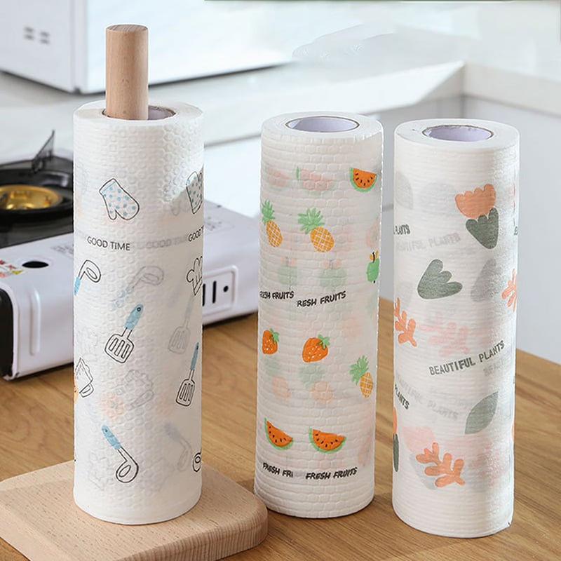 CleanLoop – 50-Sheet Reusable Kitchen Cleaning Towel Roll