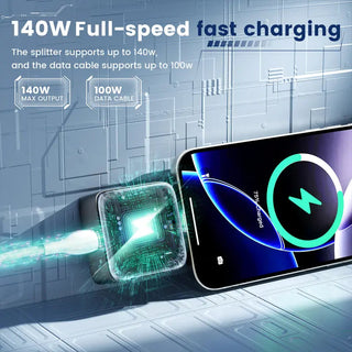 FullStop – 140W USB-C Auto-Disconnect Charging Guard with Overcharge Protection