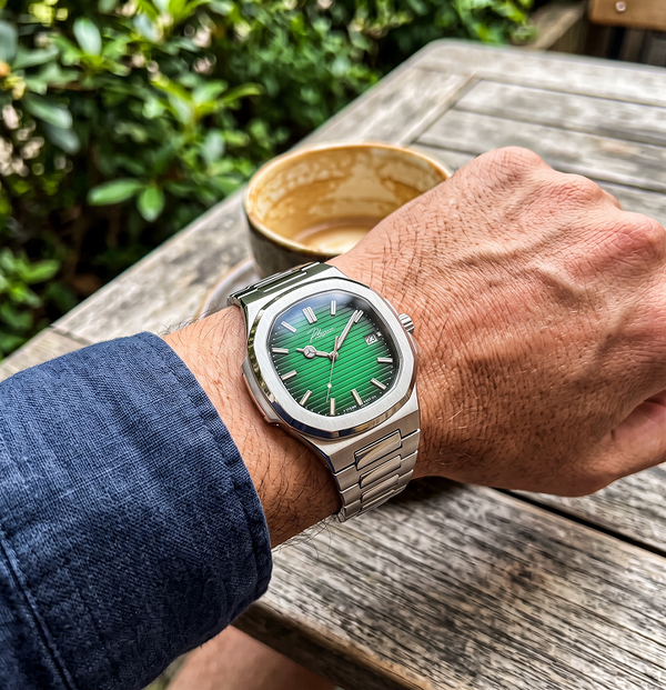 VittorioEdge – Stainless Steel Day/Date Quartz Watch
