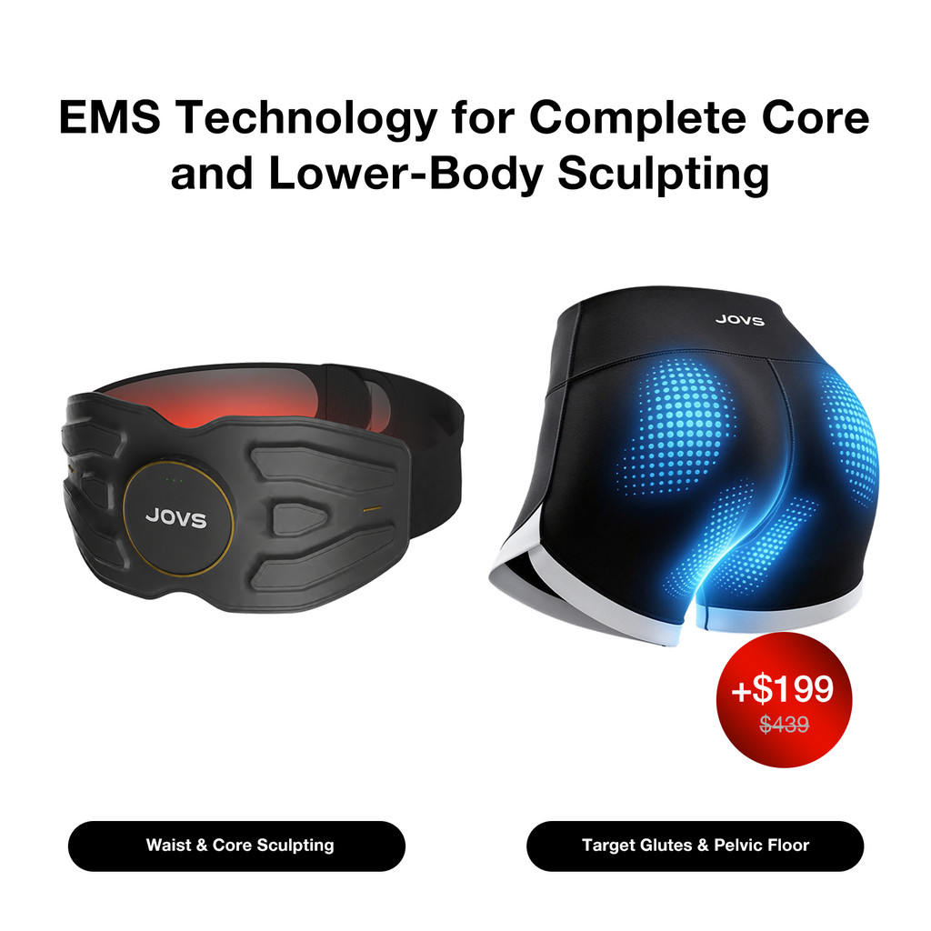 CoreGlow – Wireless EMS Sculpting, Red Light & Heat Waist Belt