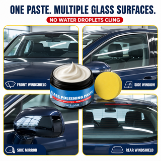 🔥GlassClarity – Car Glass Oil Film Remover & Rain-Repelling Paste🚗