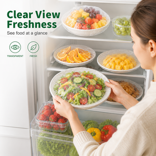 FreshFit – Disposable Stretch Food Covers for Bowls and Plates