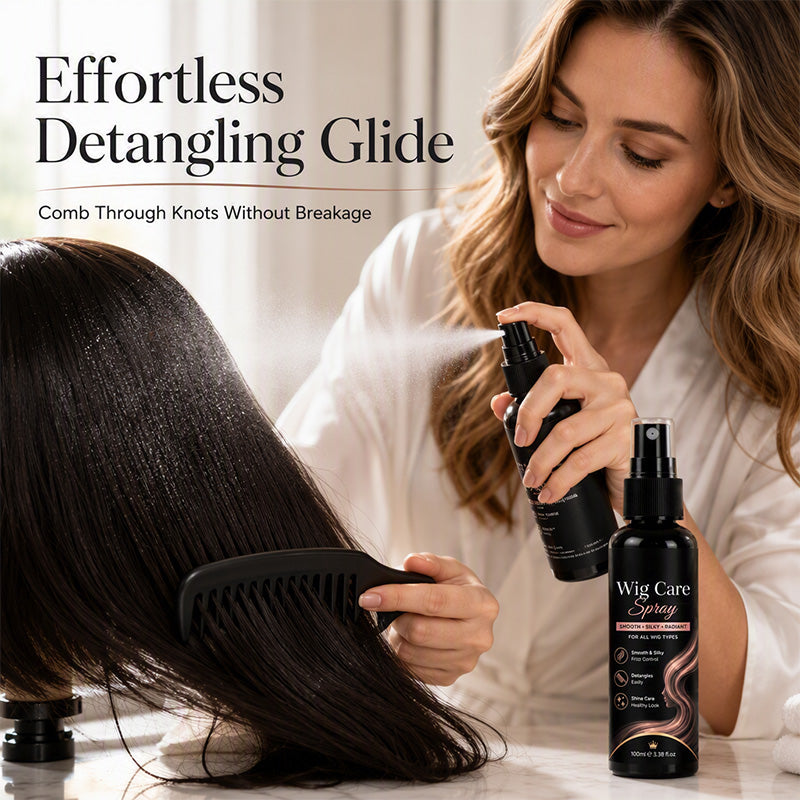 SilkGlide – Multi-Purpose Wig Care Spray for Detangling & Shine