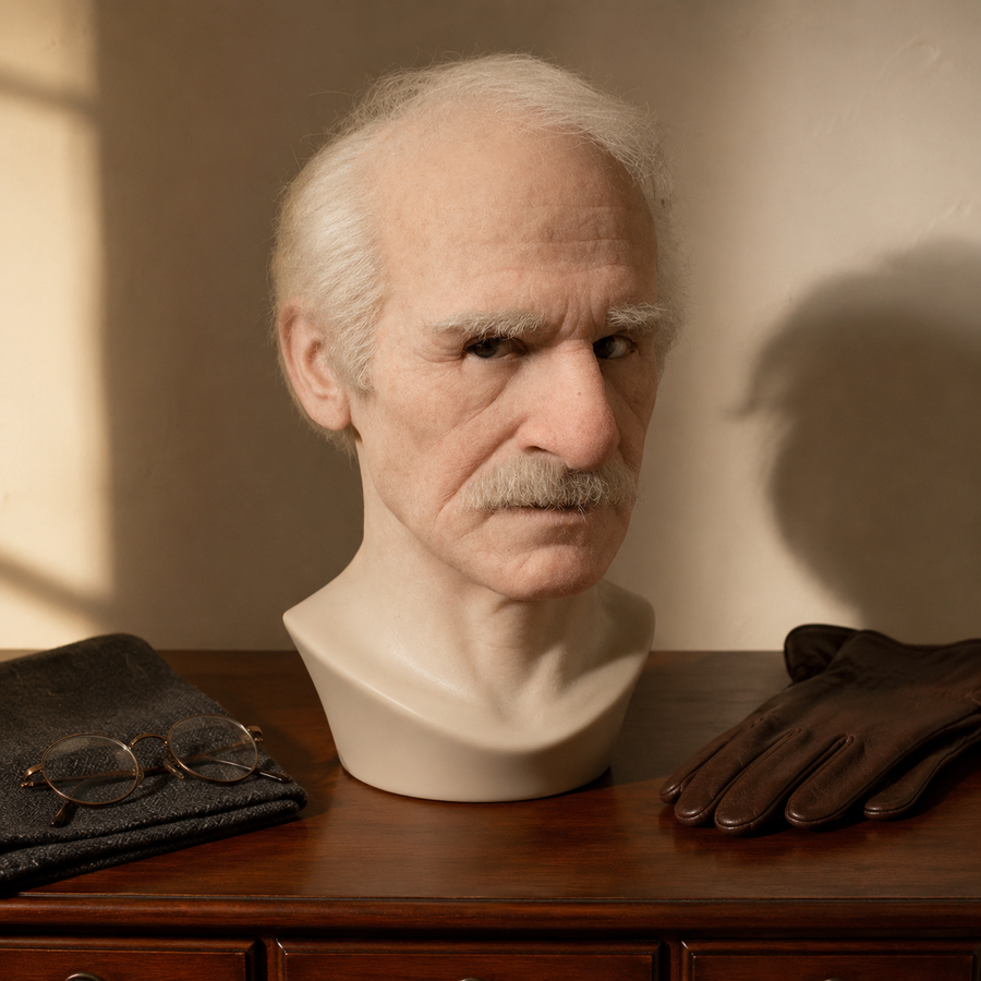 OldSoulMask – Lifelike Full-Head Elderly Character Mask