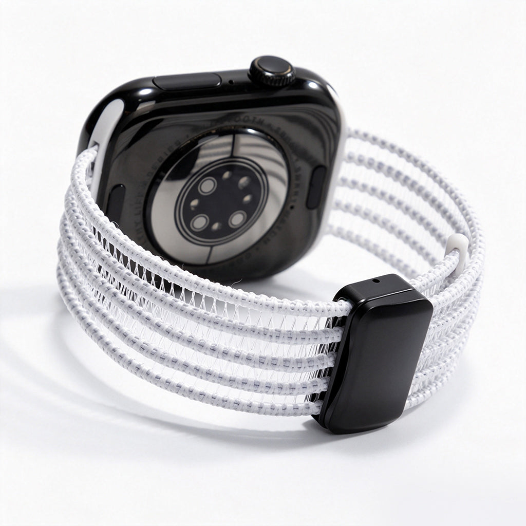 AiryWeave – Breathable Fishnet Silk Band for Apple Watch