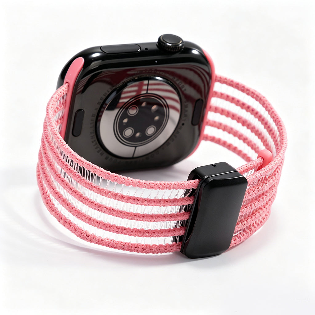AiryWeave – Breathable Fishnet Silk Band for Apple Watch