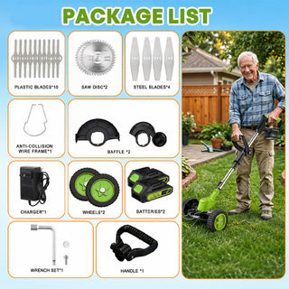 TrimTrio – 3-in-1 Cordless Grass Trimmer, Weed Eater & Edger