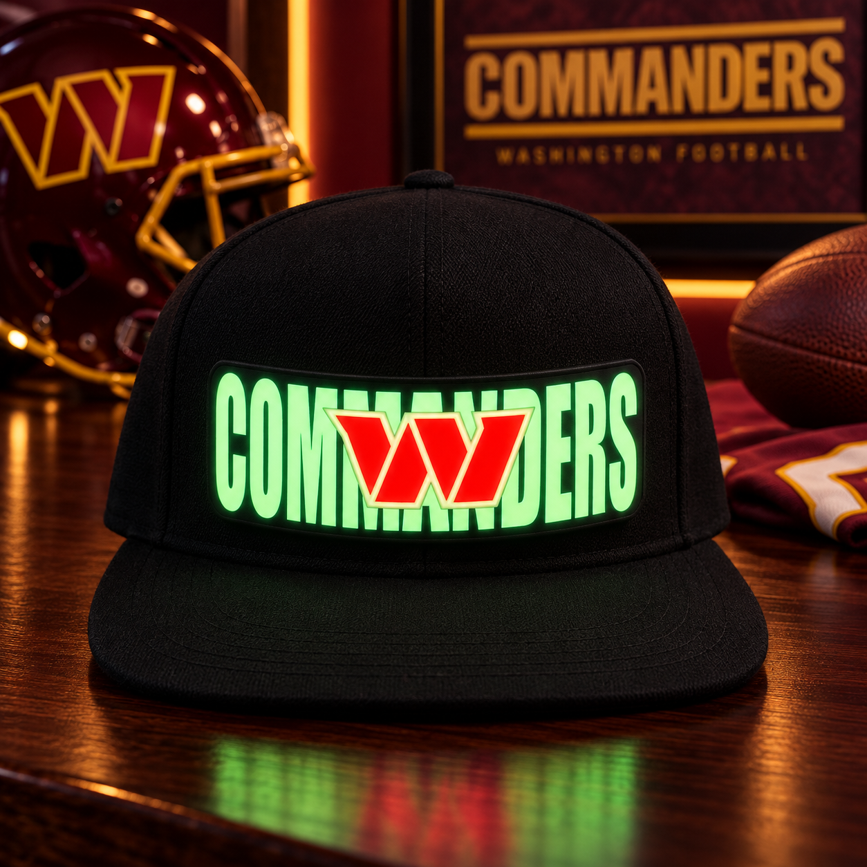 GameGlow – Football Fan LED Light-Up Snapback Cap