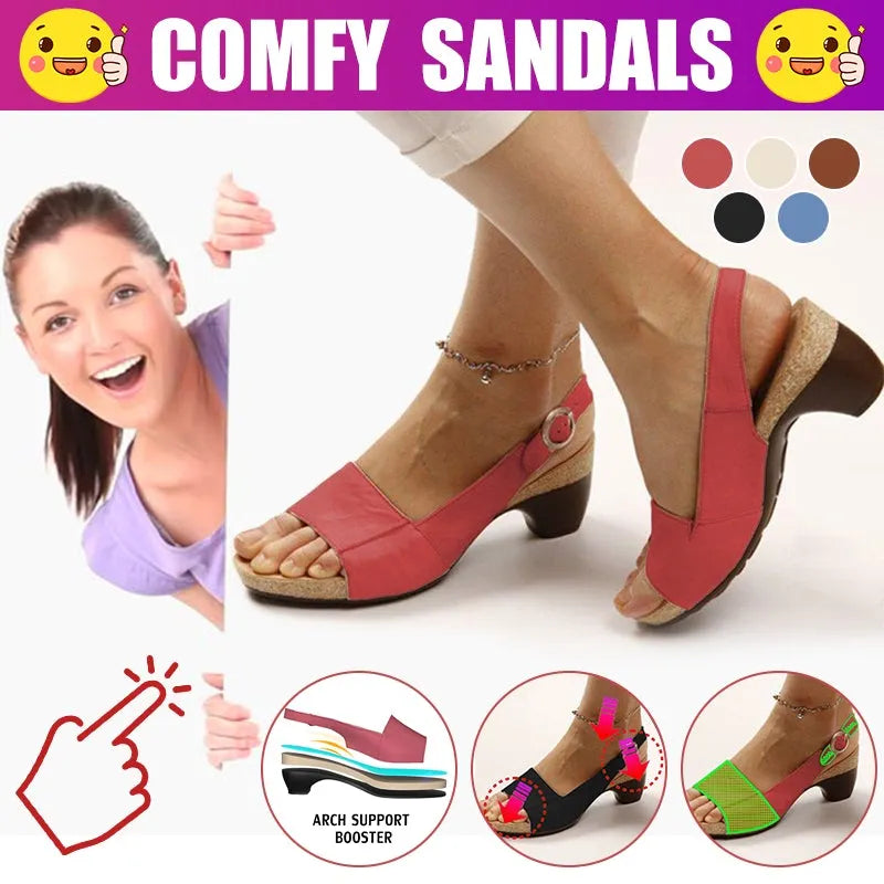 ArchGrace – 😍😍 Women's Comfortable Elegant Low Chunky Heel Shoes