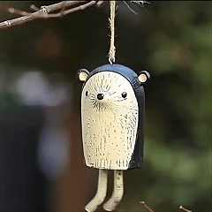 ForestChime – Handmade Whimsical Animal Wind Chime Ornaments