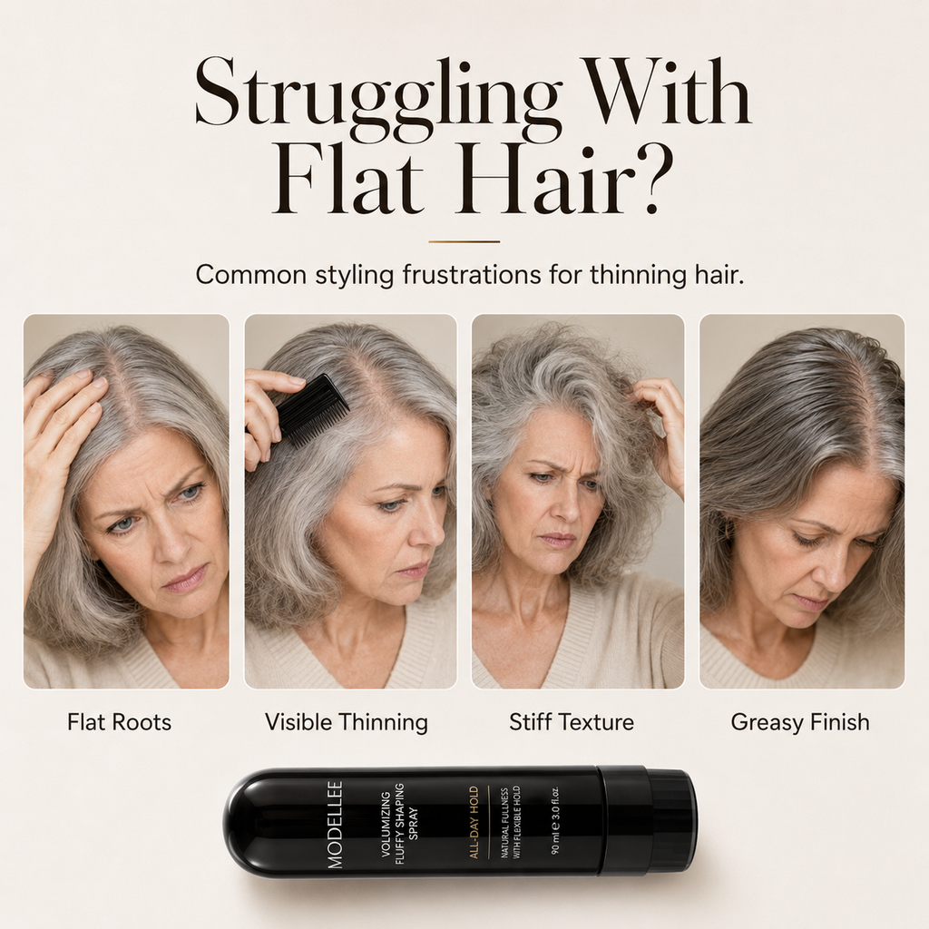 FluffLift – 90ml Volumizing Hair Shaping Spray with Long-Lasting Hold and Peach Fragrance