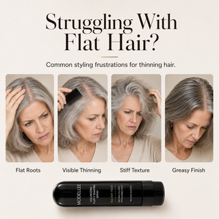 FluffLift – 90ml Volumizing Hair Shaping Spray with Long-Lasting Hold and Peach Fragrance