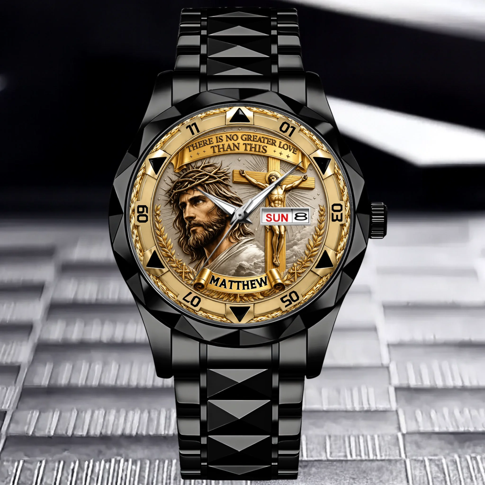 FaithMark – Personalized Crucifix Watch