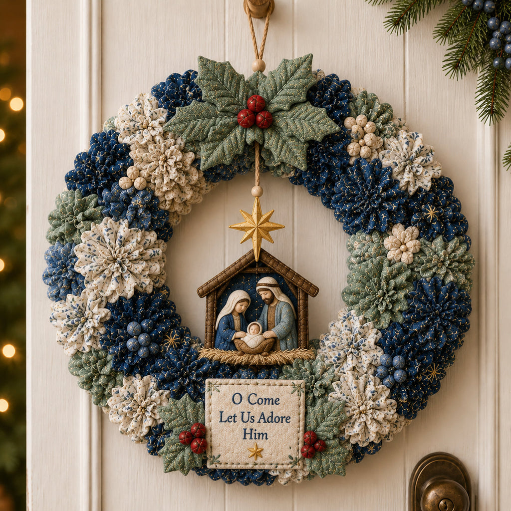 PokeBloom – 🔥🔥🎄 3D Fabric Poke Wreath DIY Kit