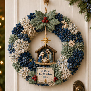 PokeBloom – 🔥🔥🎄 3D Fabric Poke Wreath DIY Kit