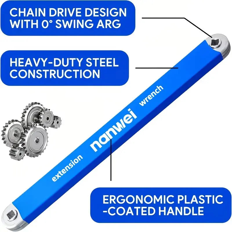 ReachRight – 🔧 Offset Extension Wrench for Tight Spaces