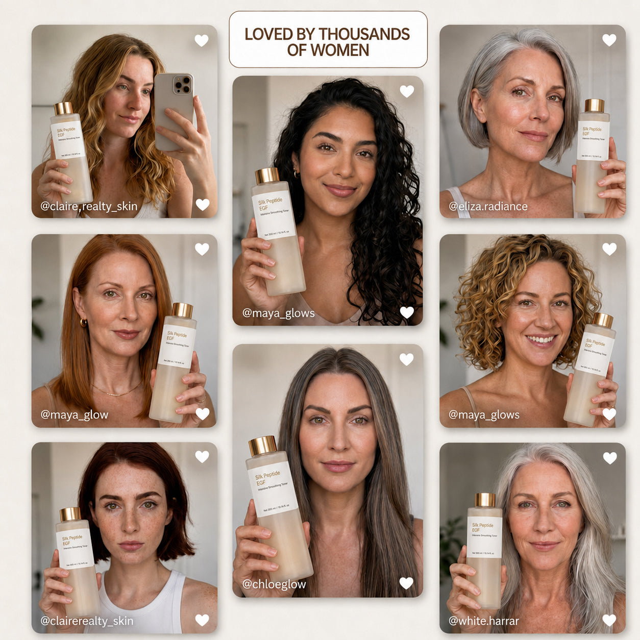 SilkGlow – EGF Peptide Firming Toner