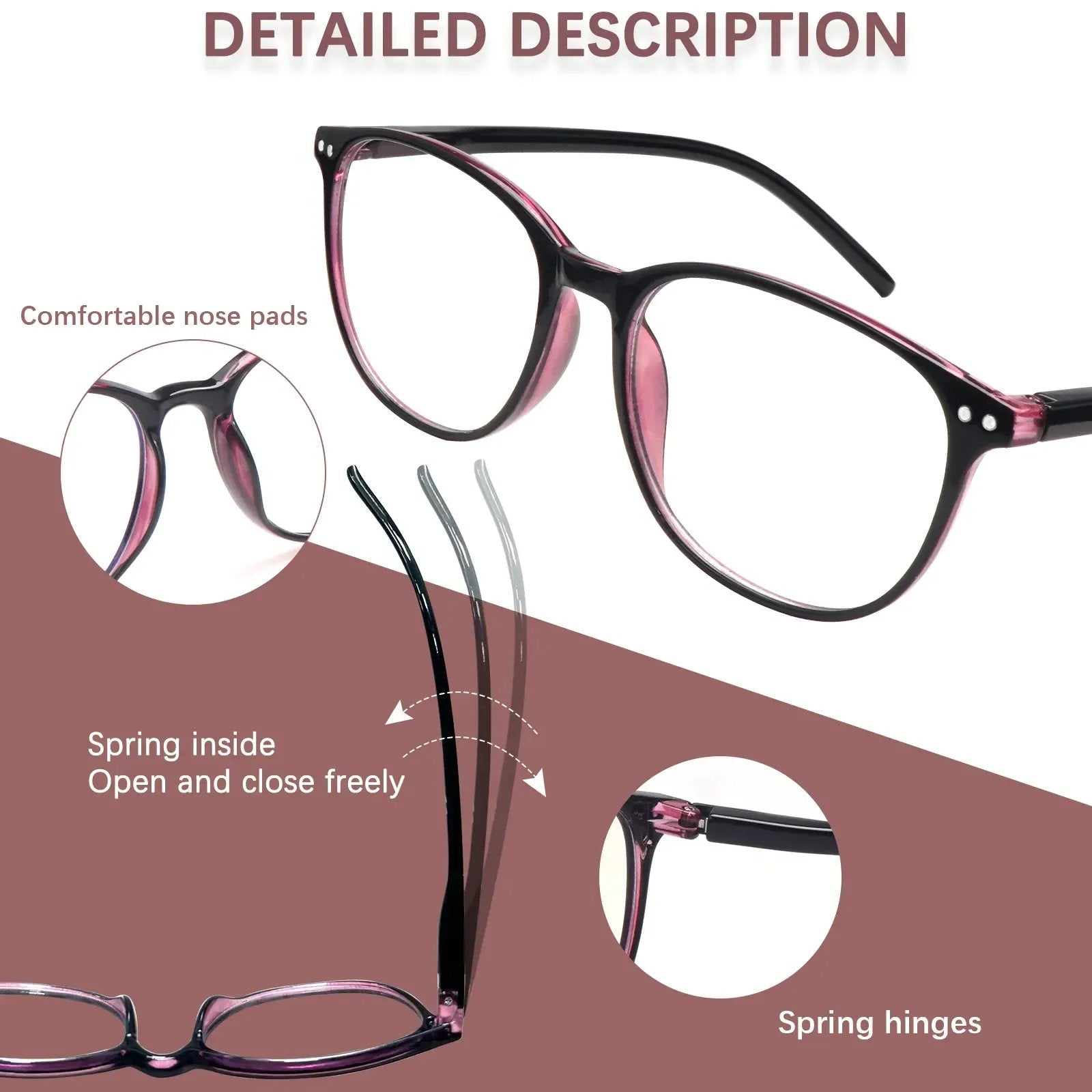 👓FocusFlow – 4-Pack Progressive Multifocal Reading Glasses