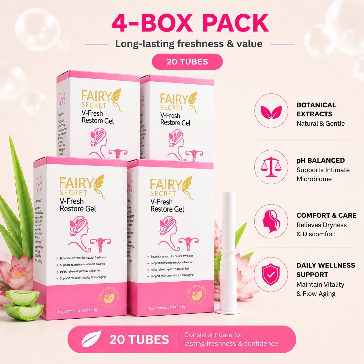 FairySecret – V-Fresh Botanical Feminine Restore Gel