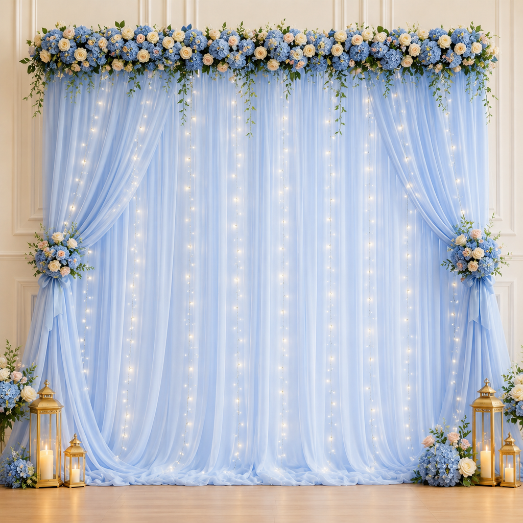 DreamGlow – Tulle Curtain Lights Set