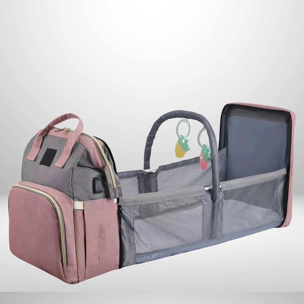 RoamNest – Diaper Backpack with Fold-Out Changing Station