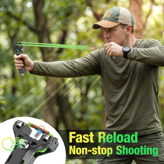 Aluminum Slingshot Kit with Ammo Tube